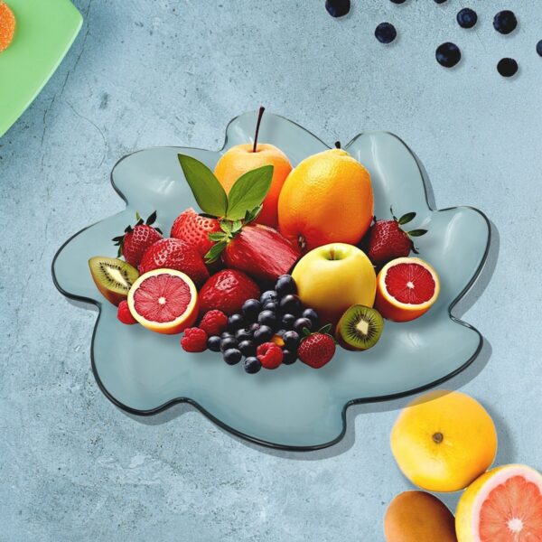 Flower Shape Plastic Dinner / Fruit Plate  / Tray / Snacks / Breakfast Plate friendly Plastic Plate for Kids Party Supplies Birthday Holiday Party Dinnerware Supplies (1 Pc) - Image 6