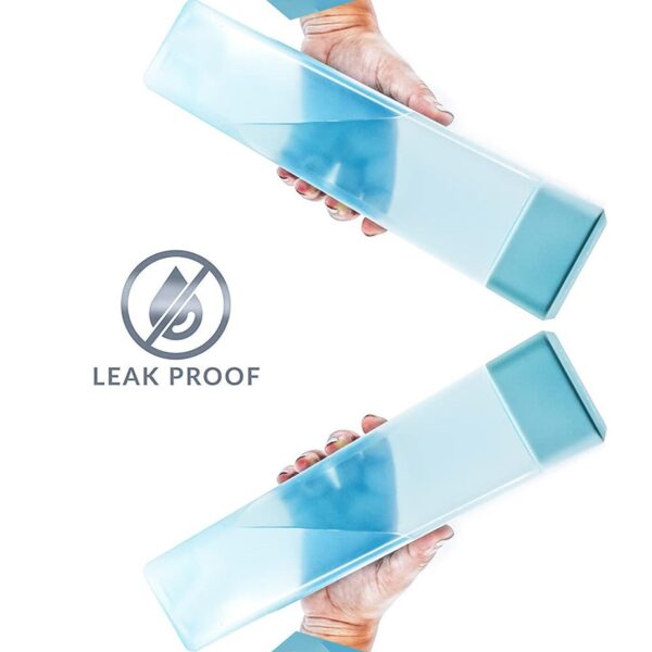 Large Capacity Plastic Water Bottle | Set of 6 | Square Water Bottle (940ml each) - Image 6