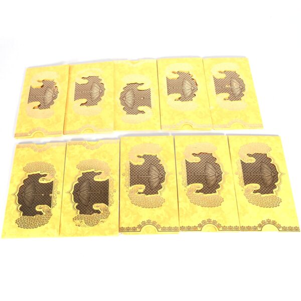 Wedding Gift Envelopes pack of 10 pcs Money Cash Gift Cover Shagun Birthday Marriage, Baby Shower, Anniversary, Money Envelope Lifafa Envelope Multicolor Premium Envelope (10 Pcs Set) - Image 6