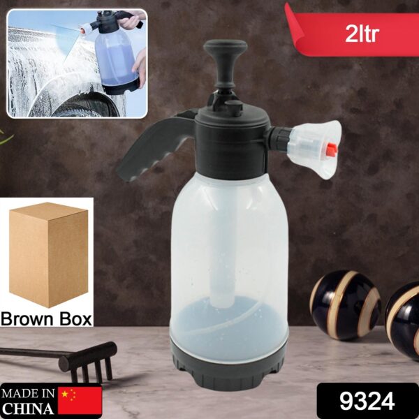 Pressure Sprayer 2 Litres Garden Sprayer Hand Pump Sprayer Foam Sprayer Watering Bottle for Indoor Plants Cleaning Outdoor Garden (2 Ltr.) - Image 2