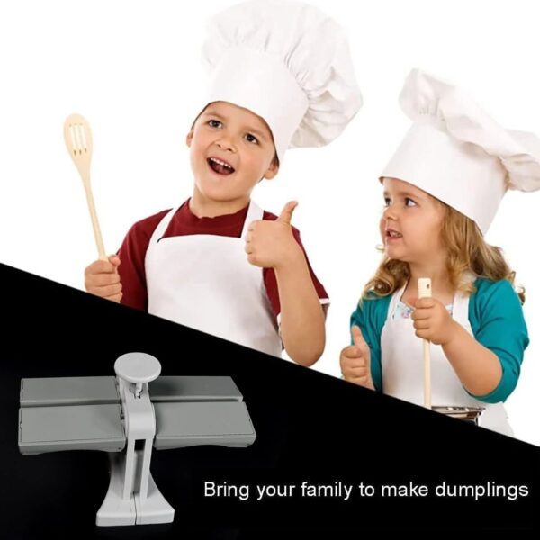 DUMPLING MAKER MOLD,DOUBLE HEAD DUMPLING MOLD WRAP TWO AT A ONE TIME,HOUSEHOLD DUMPLING MAKER MOULD,EASY-TOOL FOR MAKING DUMPLINGS,DUMPLING PRESS MOLD KITCHEN ACCESSORIES (Brown Box) - Image 7