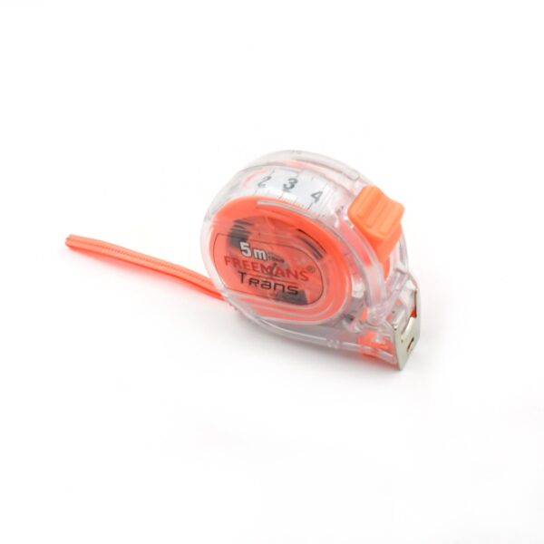 5 Meter Measuring Tape with Press Release Locking System, Measuring Tape with Transparent Gripper for Engineering/Hight/Decoration Measurement - Image 4