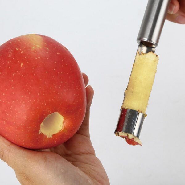 Fruit Core Stainless Steel Set, Core Remover for Apple and Pear, Kitchen Prep Tool Fruit Core Remover Tool with Soft Handle, Apple Corer Stainless Steel, Kitchen Gadget Dishwasher Safe - Image 7