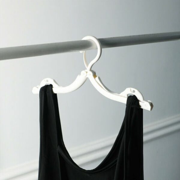 Travel Hangers, Portable Folding Clothes Hangers for Scarves Suits Trousers Pants Shirts Socks Underwear Travel Home Foldable Clothes Drying Rack - Image 9