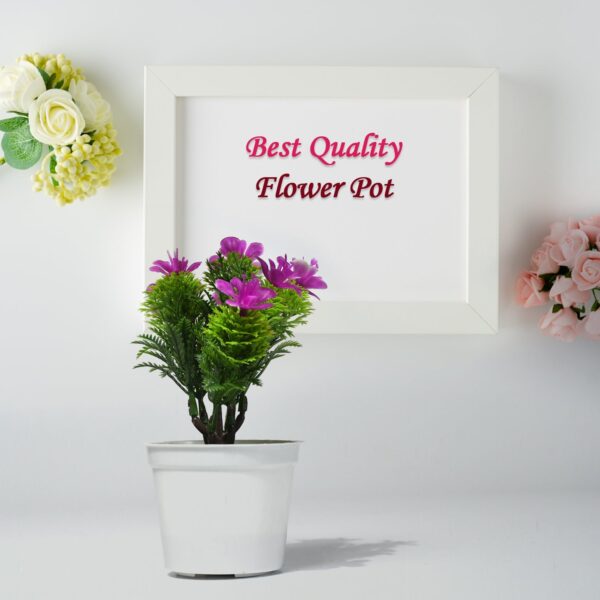 Flower Pot Artificial Decoration Plant | Natural Look & Plastic Material For Home , Hotels , Office & Multiuse Pot - Image 6