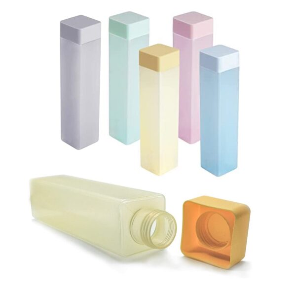 Large Capacity Plastic Water Bottle | Set of 6 | Square Water Bottle (940ml each) - Image 7