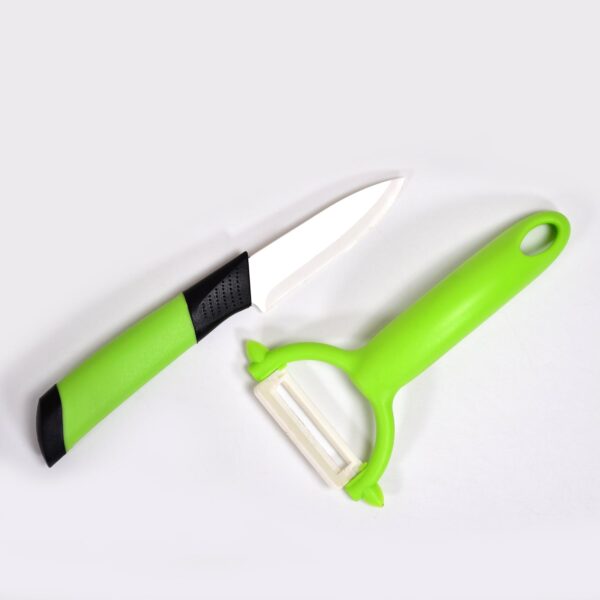 Ceramic Revolution Series Utility Knife and Peeler Gift Set - 2pc - Image 6