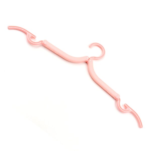 10 Pcs Portable Folding Clothes Hanger Creative Travel Easy to Carry Clothes Hanger for Adults and Children - Image 8