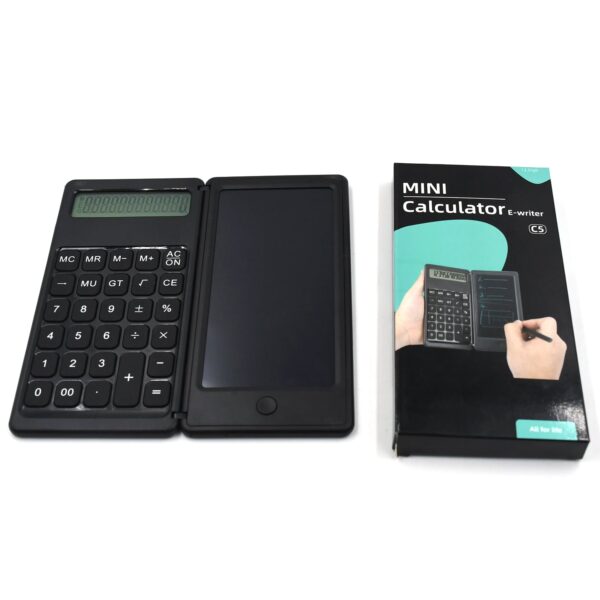 Foldable Calculator With 6 Inch LCD Tablet Digital Drawing Pad Stylus Pen Erase Button Lock Function Smart Calculator   -01 - Image 10