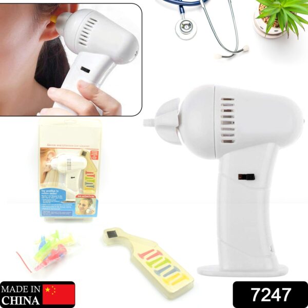 Vacuum Ear Cleaning System Clean Ears Care Removel Tool Earpick Cleaner Vacuum Removal Kit Safe Gentle Hygienic with 8 Silicon Cleaner Clips and Cleaning Brush - Image 2