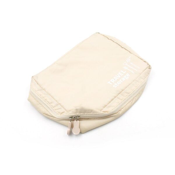 Travel Wash Bag Multi-Functional Waterproof Cosmetic Storage Bag Handheld Foldable Hook Cosmetic Bag with Zipper Closure Handbag Portable Classification Bags(1 Pc Mix Design) - Image 14