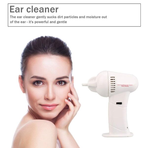 Vacuum Ear Cleaning System Clean Ears Care Removel Tool Earpick Cleaner Vacuum Removal Kit Safe Gentle Hygienic with 8 Silicon Cleaner Clips and Cleaning Brush - Image 3