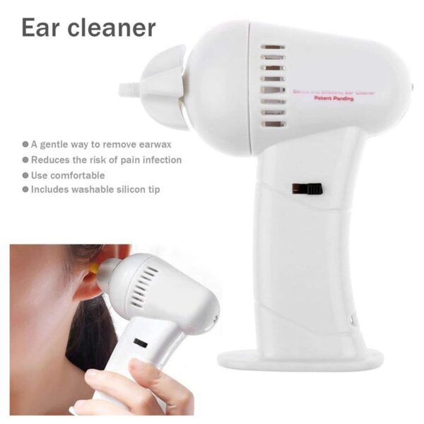Vacuum Ear Cleaning System Clean Ears Care Removel Tool Earpick Cleaner Vacuum Removal Kit Safe Gentle Hygienic with 8 Silicon Cleaner Clips and Cleaning Brush - Image 6