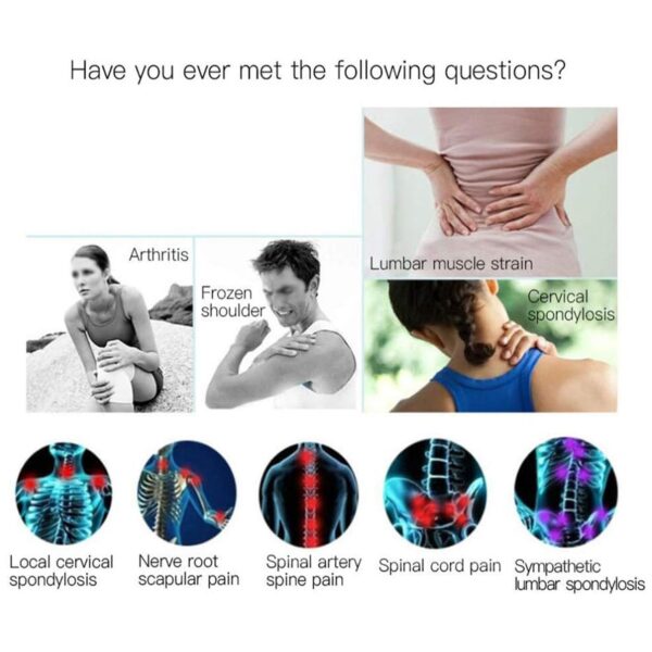 Multifunctional Massager, Health Care Digital Chinese Meridian Tens Therapy Massager Relax Body Muscle Acupuncture Machine 4 Electrode Pads & Charger Adapter and Cable, Physiotherapy, Electric Digital Therapy neck back Mane Massage - Image 3