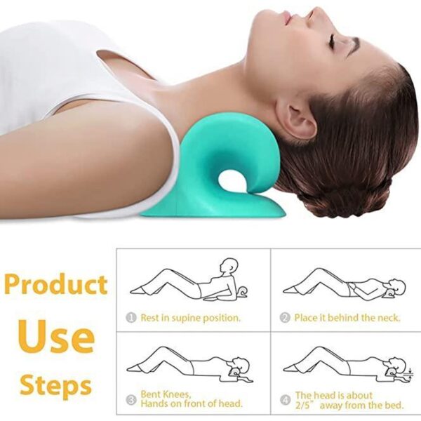 Neck Relaxer | Cervical Pillow for Neck & Shoulder Pain | Chiropractic Acupressure Manual Massage | Medical Grade Material | Recommended by Orthopaedics - Image 8