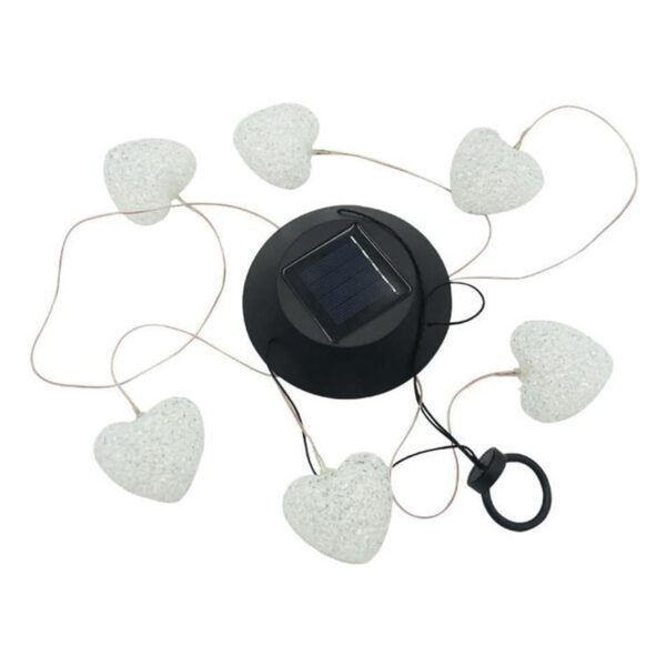Solar Powered Wind Chimes with Lights: Outdoor Garden Decor (6 LED) - Image 4
