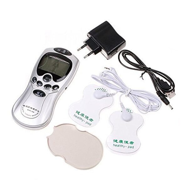 Multifunctional Massager, Health Care Digital Chinese Meridian Tens Therapy Massager Relax Body Muscle Acupuncture Machine 4 Electrode Pads & Charger Adapter and Cable, Physiotherapy, Electric Digital Therapy neck back Mane Massage - Image 4