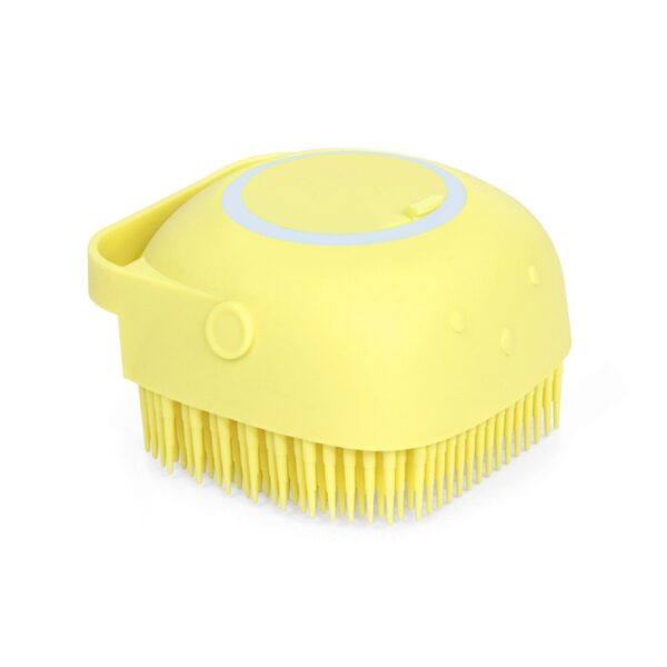 Silicone Massage Bath Body Brush Soft Bristle With Shampoo Dispenser - Image 8