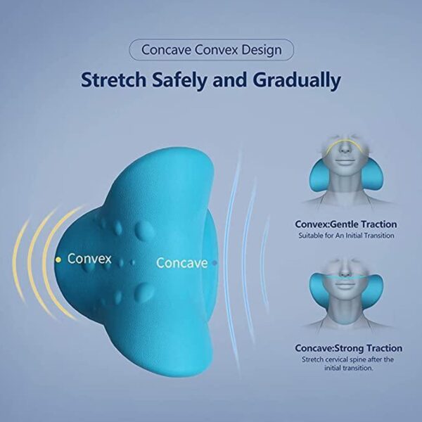 Neck Relaxer | Cervical Pillow for Neck & Shoulder Pain | Chiropractic Acupressure Manual Massage | Medical Grade Material | Recommended by Orthopaedics - Image 5