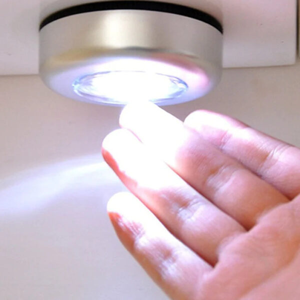 3 LED CORDLESS STICK TAP WARDROBE TOUCH LIGHT LAMP (1 Pc) - Image 2