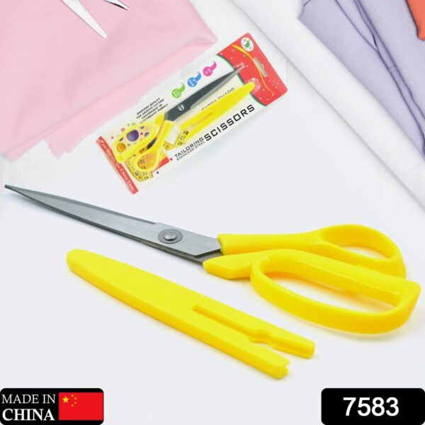 Scissors for craft work paper cutter Scissor stainless steel All Purpose Ergonomic Comfort Grip Office Scissors Craft Shears Sharp Scissors (9 Inch) - Image 2
