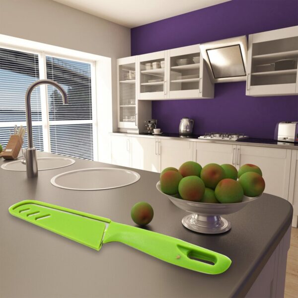 Multifunction Kitchen Tools Stainless Steel and Plastic Kitchen Knife and Scissor Ideal Accessory Set for Kitchen - Image 8
