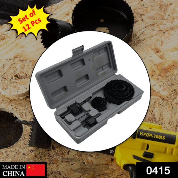 12 pcs 19-64mm Hole Saw Kit - Image 2