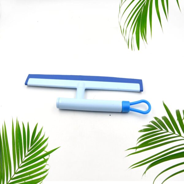Glass Cleaning Wiper Window Cleaner, for Bathroom, Windows, and Car Glass, Window  Mirror Scraper Brush with Soft Rubber - Image 5