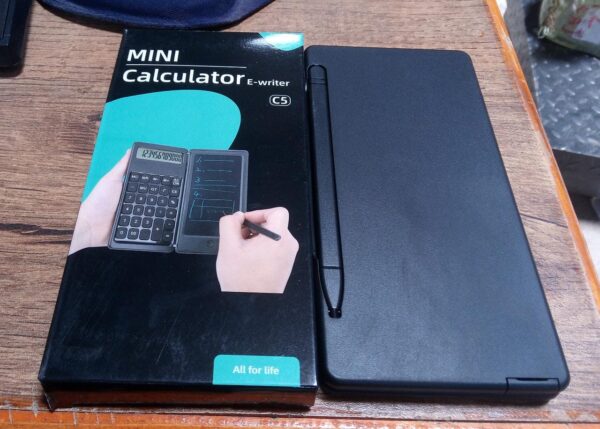 Foldable Calculator With 6 Inch LCD Tablet Digital Drawing Pad Stylus Pen Erase Button Lock Function Smart Calculator   -01 - Image 15