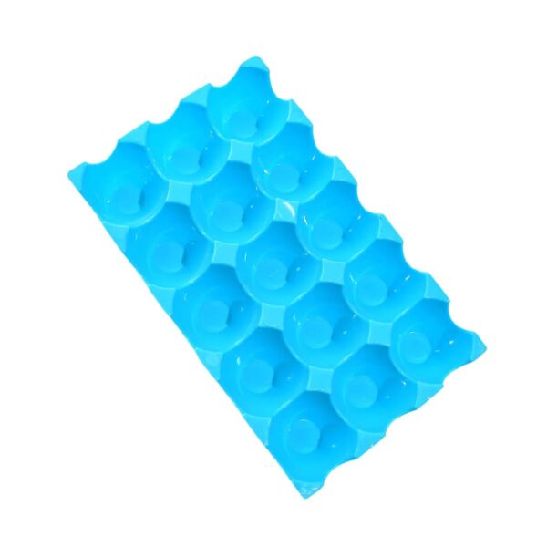 15 Cavity Plastic Egg Tray Egg Trays for Storage with 15 Eggs Holder (4 Pc Set) - Image 4