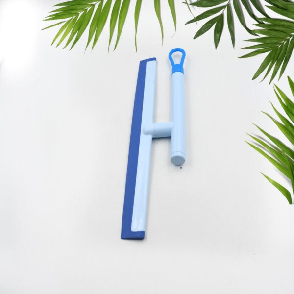 Glass Cleaning Wiper Window Cleaner, for Bathroom, Windows, and Car Glass, Window  Mirror Scraper Brush with Soft Rubber - Image 6