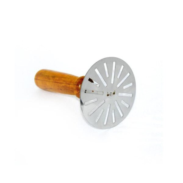 Stainless Steel Potato Masher, Pav Bhaji Masher with wooden handle - Image 7