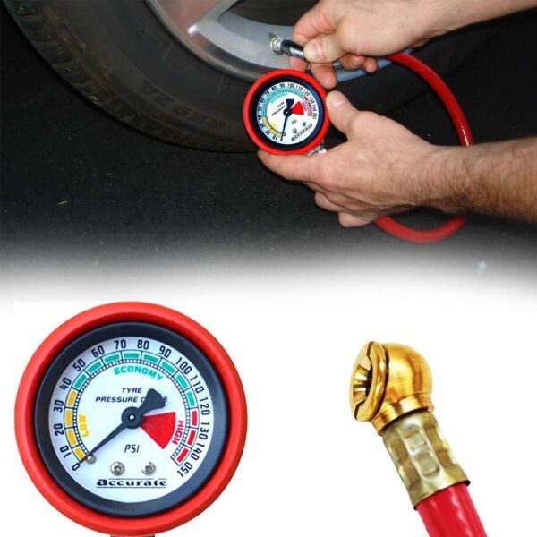 Heavy Duty Tire Inflator Gauge Air Compressor Accessories - Image 6