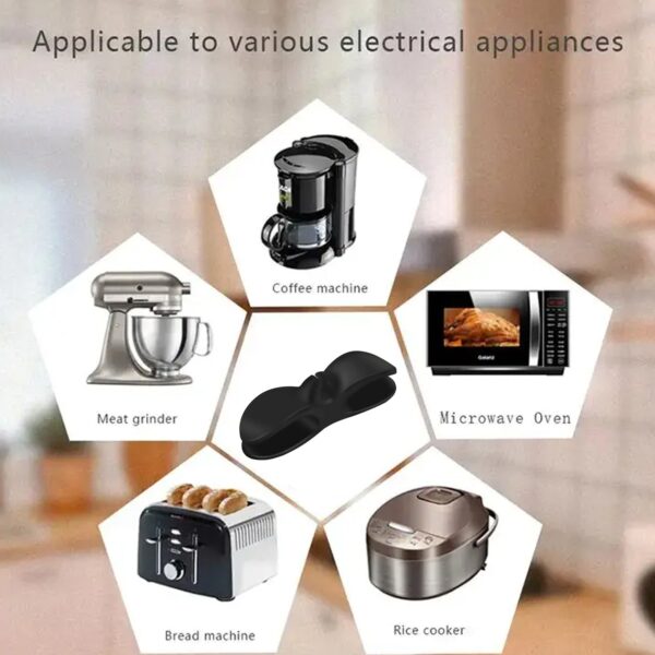 Cable Organizer for Appliances, Cable Winders Self-Adhesive Cable Holder for Kitchen Appliances Cable Clips Cable Holder Cable Winder Cable Guide Cable Shorter (Big / 1 pc) - Image 5