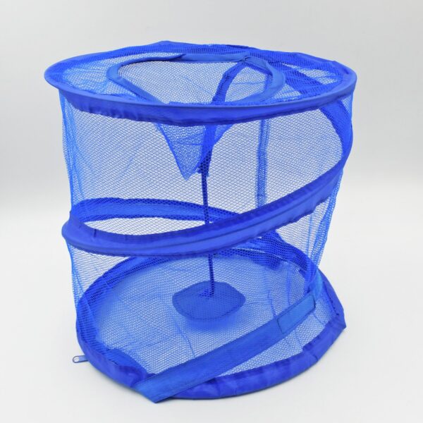 Mesh Popup Laundry Hamper, Foldable Portable Cylindrical Dirty Clothes Basket for Bedroom, Kids Room, College Dormitory and Travel - Image 6
