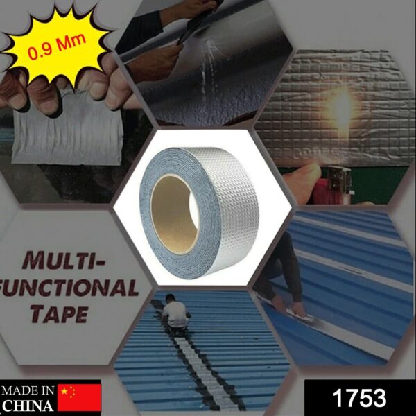 SELF-ADHESIVE INSULATION RESISTANT HIGH TEMPERATURE HEAT REFLECTIVE ALUMINIUM FOIL DUCT TAPE ROLL (0.9MM) - Image 2