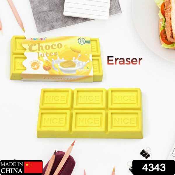 Chocolate Shaped Erasers for Kids - Soft Erasers for School & Office - Image 2