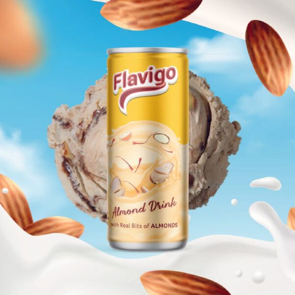 Flavigo Almond Drink Ice Cream Milkshake (200Ml) | Ice cream shakes - Image 7
