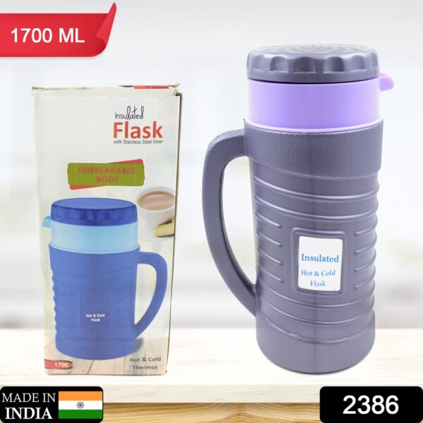 Stainless Steel Thermos Flask (Multiple Sizes): Travel Mug, Coffee, Tea (Leakproof) - Image 2