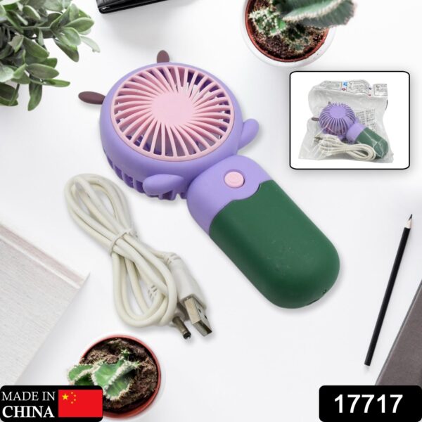 Mini USB Handheld Fan, Portable and lightweight Mini Fan for Home, Office, Travel and Outdoor Use (1 Pc) - Image 2