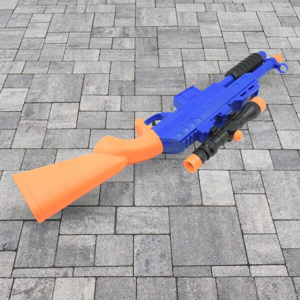 Big Plastic Toy Gun for Kids - 22 Inch Gun Toy for Kids Shooting Gun with 6 fence arrows Kids Toy Return Gift Item, Shot Air Gun For Diwali Gift, Birthday Gift (22Inch) - Image 6