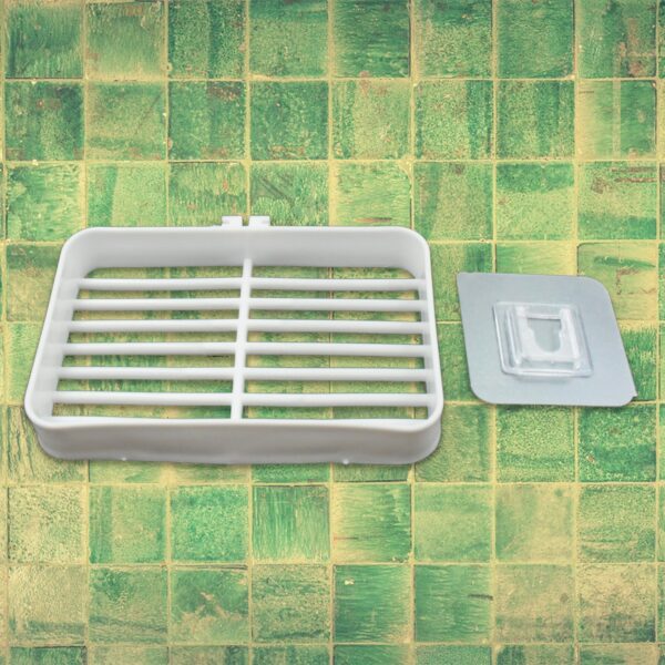 Bathroom & Kitchen Soap Holder: Self-Adhesive (Plastic Box) - Image 5