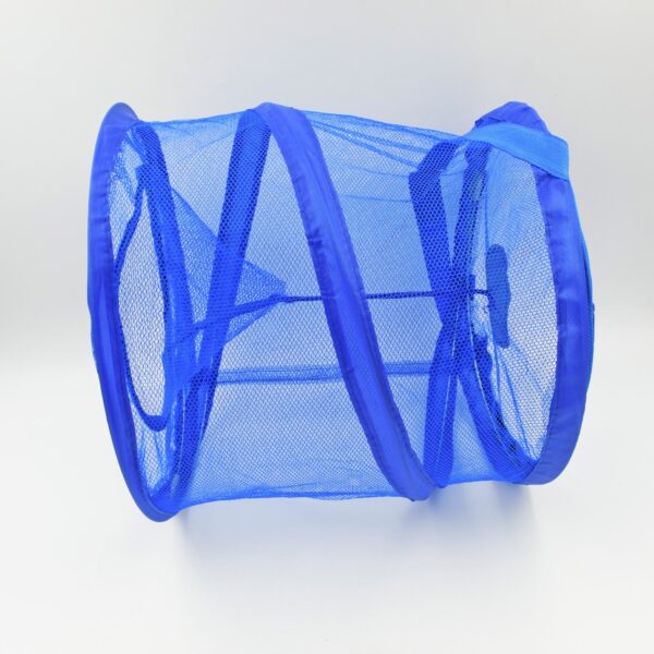 Mesh Popup Laundry Hamper, Foldable Portable Cylindrical Dirty Clothes Basket for Bedroom, Kids Room, College Dormitory and Travel - Image 7
