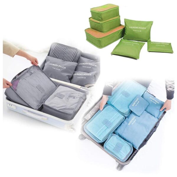 Cloth Organizer Pouch Laundry Zipper Bags (6 pcs) - Image 3