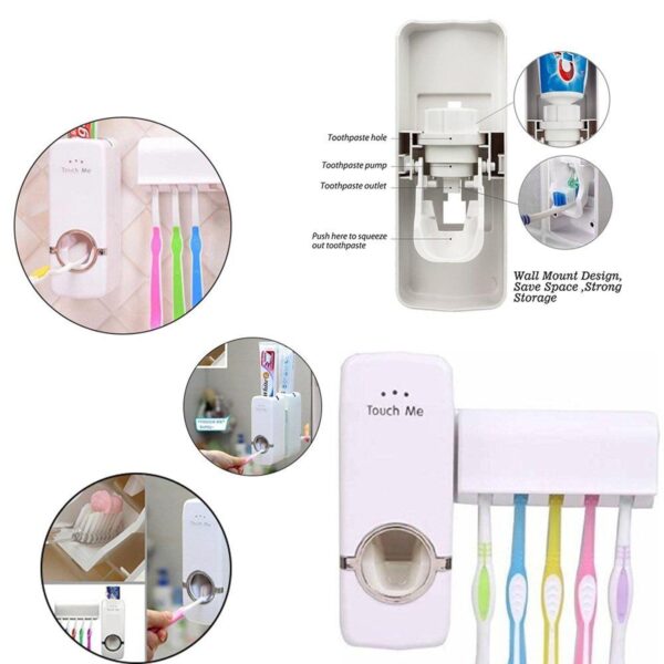 Toothpaste Dispenser & Tooth Brush Holder - Image 5