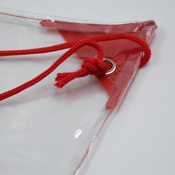 Plastic Waterproof Pouch Transparent Stadium Bags Clear String Bag for Gym Concert Travel Beach Swimming Sport - Image 6