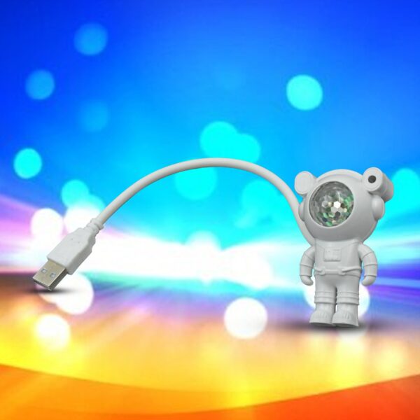 USB Intelligent Voice Projector Astro Night Light  Projector, Galaxy Light Star Projector, Cartoon Light, LED Light, Desk Lamp, Mini Night Light, Cartoon Reading Lamp, USB Port for Kids Room Adults Bedroom Party Gaming Room - Image 7