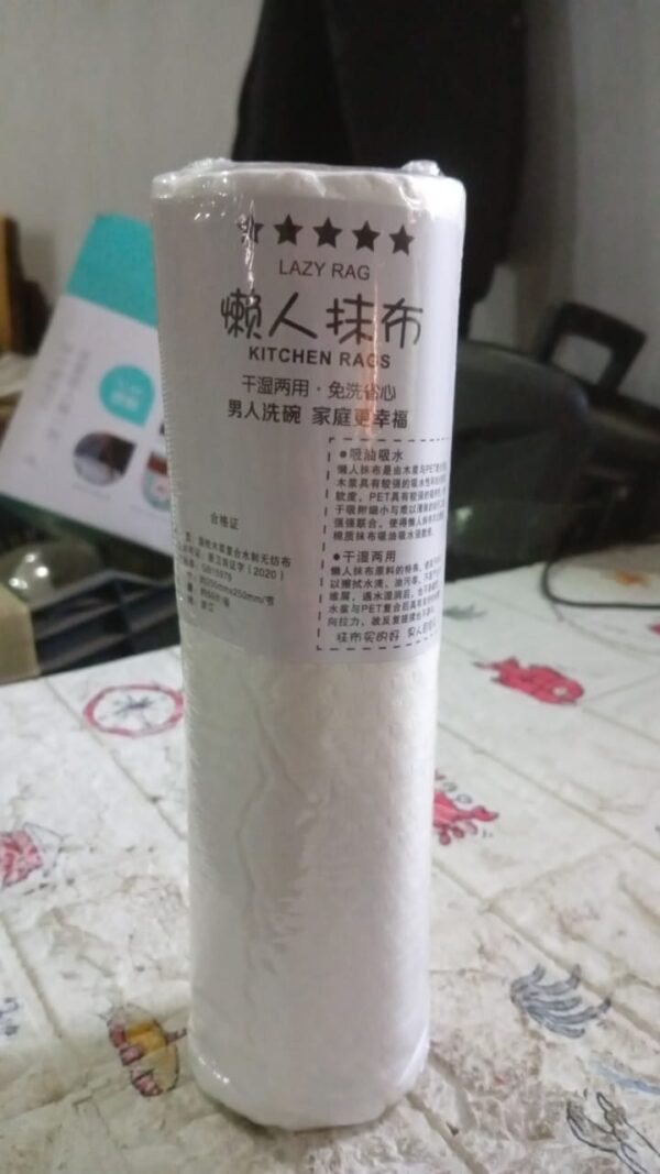 Kitchen Printed Tissue Roll Non-stick Oil Absorbing Paper Roll Kitchen Special Paper Towel Wipe Paper Cloth Cleaning Cloth 30 sheets - Image 6