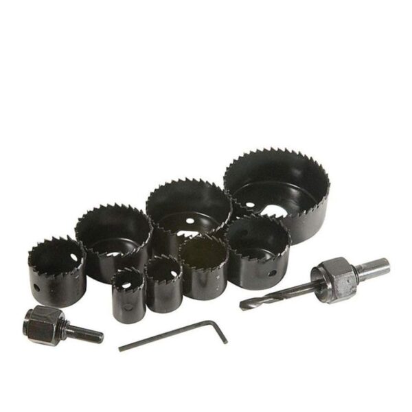 Wood Hole Saw Cutting Set (11 pcs, 19-64mm, Multicolour) - Image 8