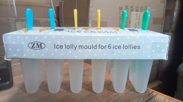 Ice Candy Maker Upgrade Popsicle Molds Sets 6 Ice Pop Makers Reusable Ice Lolly Cream Mold Home-Made Popsicles Mould with Stick - Image 9